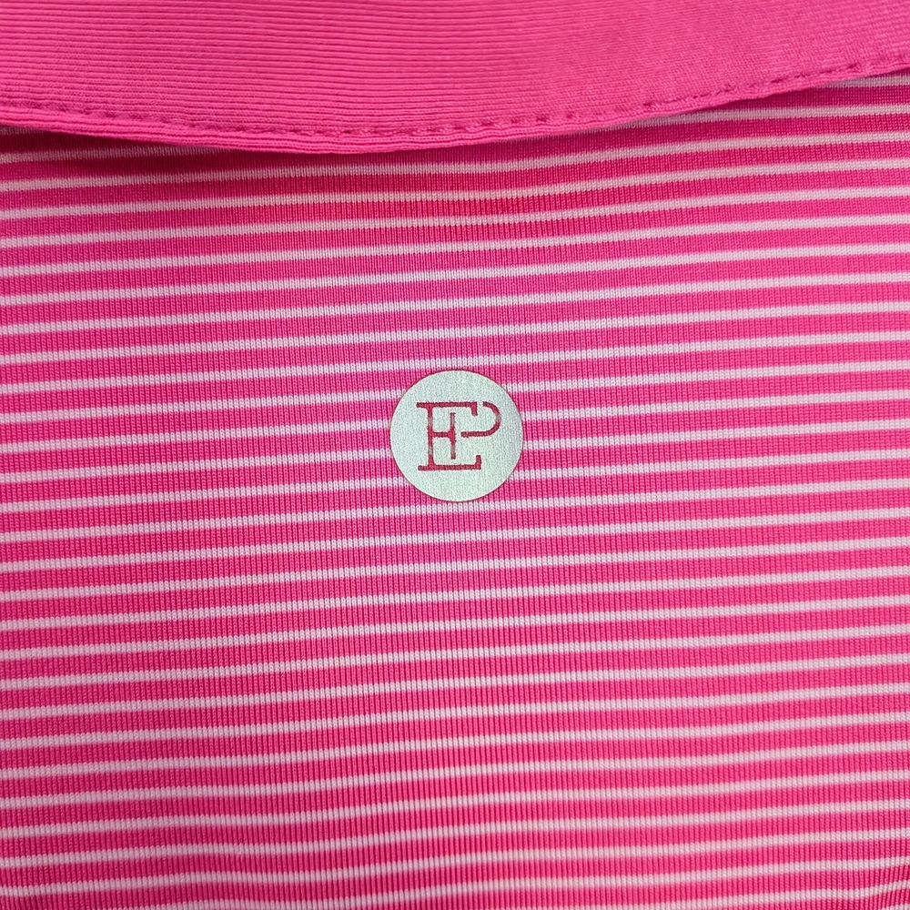 EP Pro NY Sleeveless Geometric Jacquard Golf Polo – Pink, Women’s Size M #102 - Picture 3 of 4